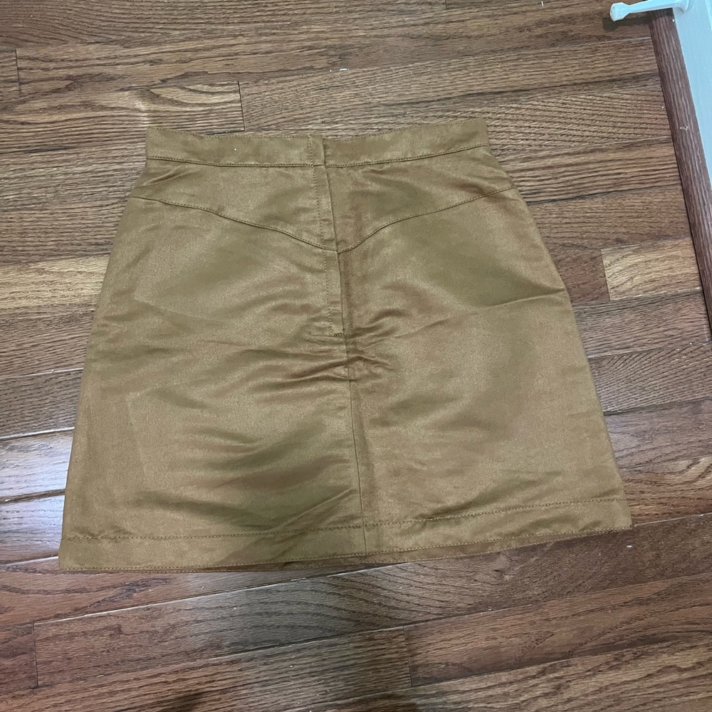 H&M fall suede-like skirt